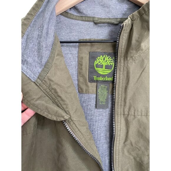 Timberland Green Fall Jacket Men’s Size XL - Picture 3 of 6